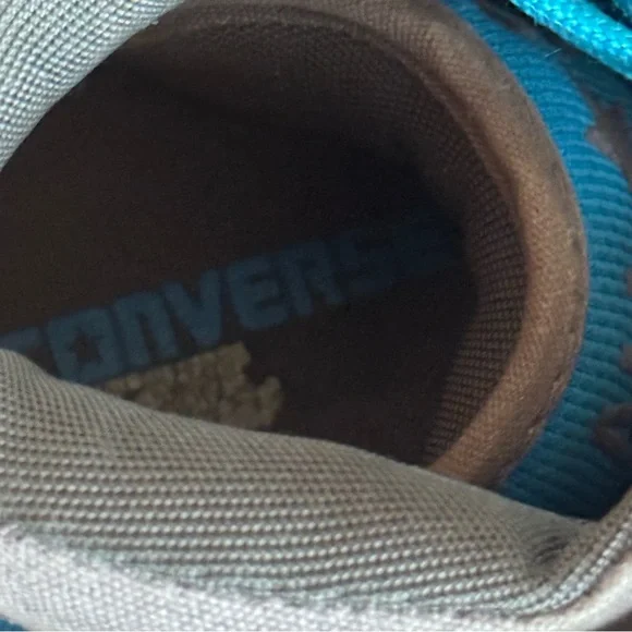 Converse All Star Chuck Taylor Canvas Low Top Tongue Gray-Big Kid - Size 6 - Picture 14 of 16